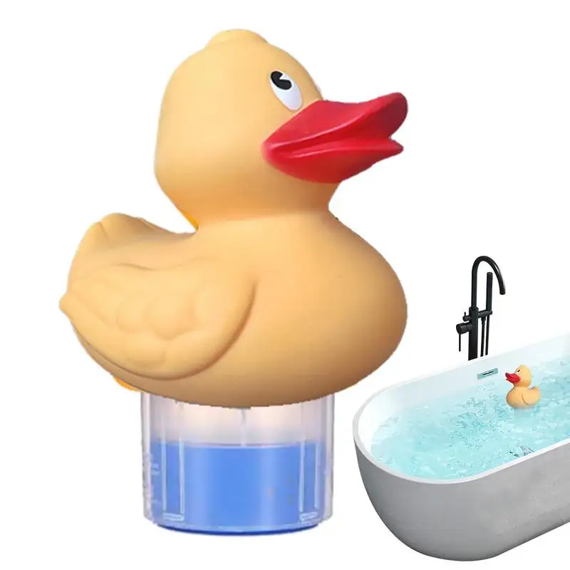 

Duck Chlorinator Large Capacity Floating Chlorine Dispenser With Adjustable Flow Rate For Swimming Pools Hot Tub Spa