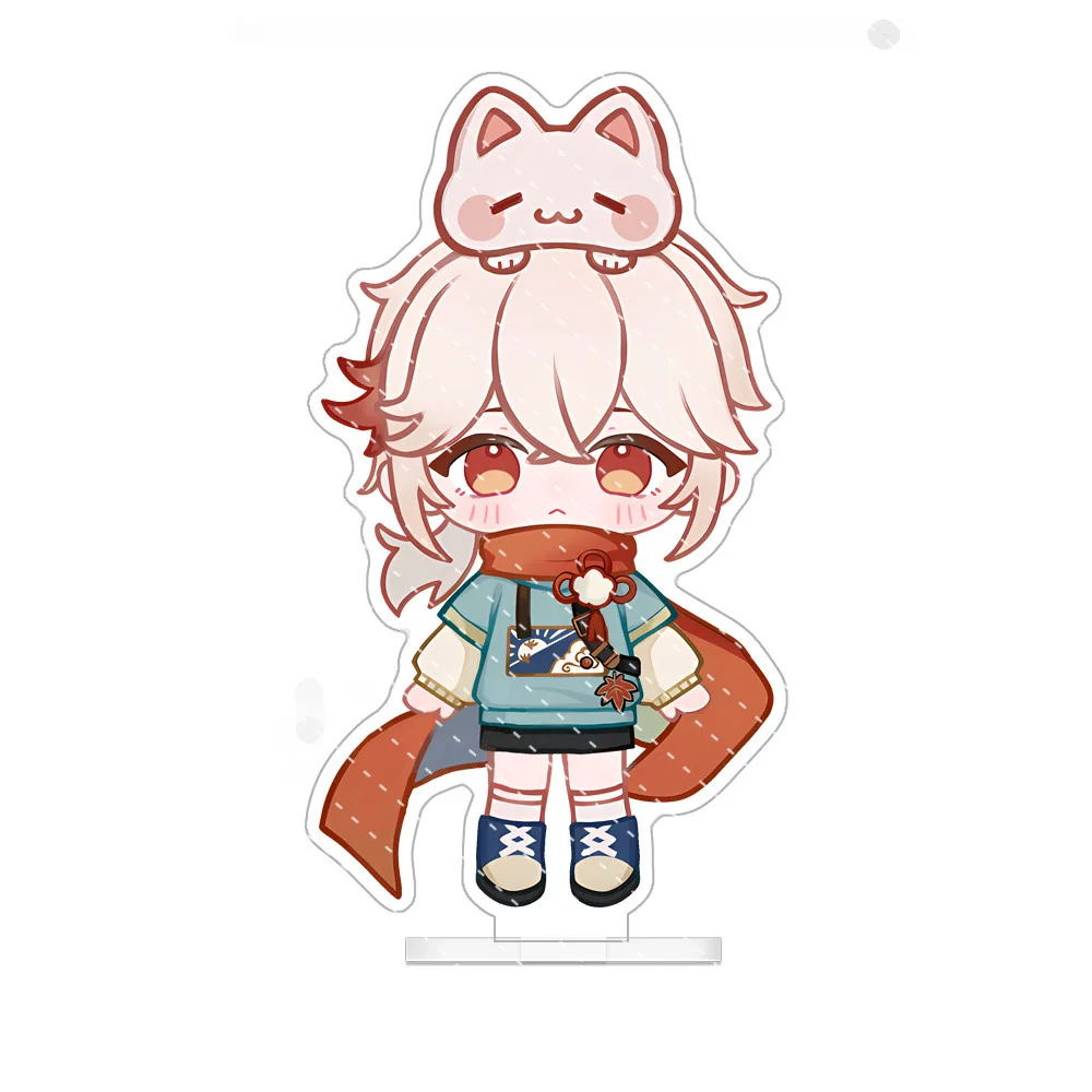 Venti Kazuha Xiao Aether Anime Figure yuan shen Toy Figures Woman Fashion Action Stand Figurine Model Doll Toys Acrylic