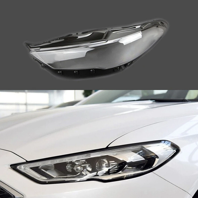 

For Ford Mondeo 2017 2018 2019 Headlight Transparent Lampshade Head Light Cover Lamp Shell Headlights Lens