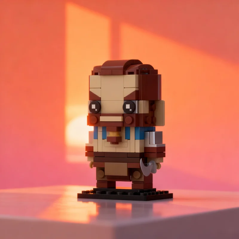 

Набор из 183 деталей MOC Khal Drogo Game Of Thrones Brickheadz: модель для сборки, креативный подарок, DIY-декор для взрослых и детей, премиум-класс, для рабочего стола