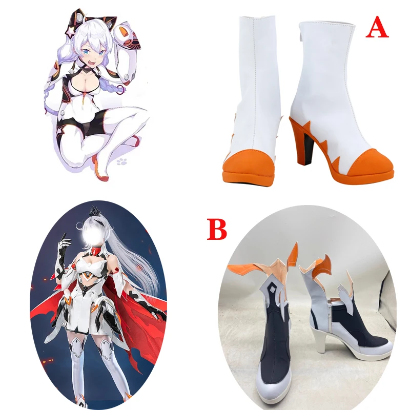 Honkai Impact 3 Kiana Kaslana Cosplay Shoes Boots Game Anime Carnival Halloween Different Styles