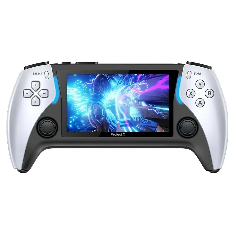 Project X 4 3-Inch High Definition Ips Screen Handheld Game Console Ps5 Supports Dual Player Combat With Dual Controllers Gift