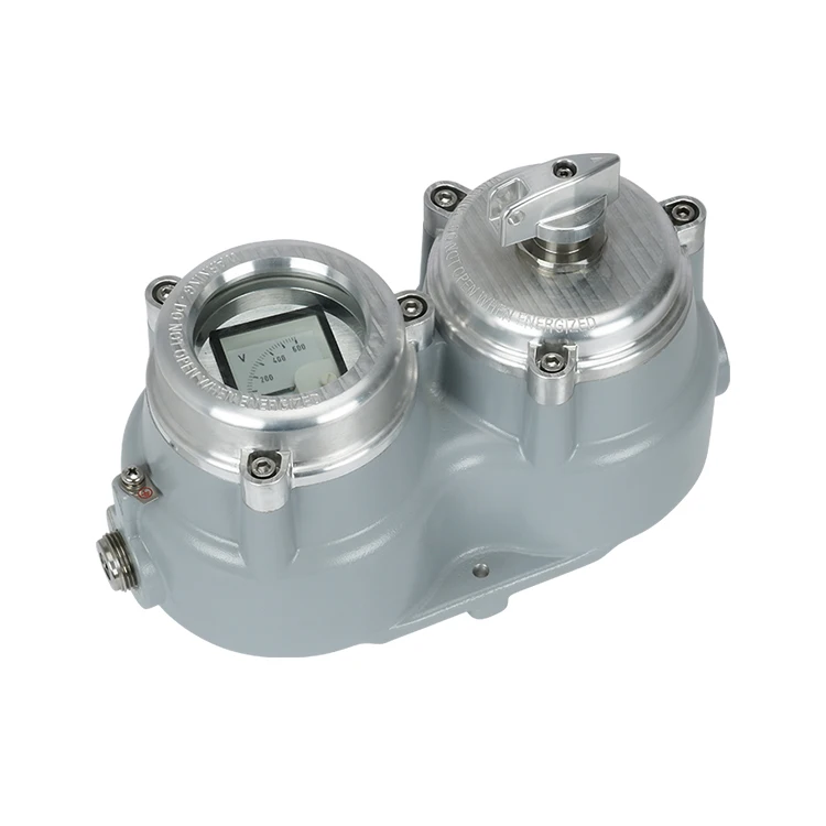 Zone 1 IP66 IECEX Explosion Proof Control Unit Pushbutton Indicator Currency Meter Optional Dual and Tripartite Systems