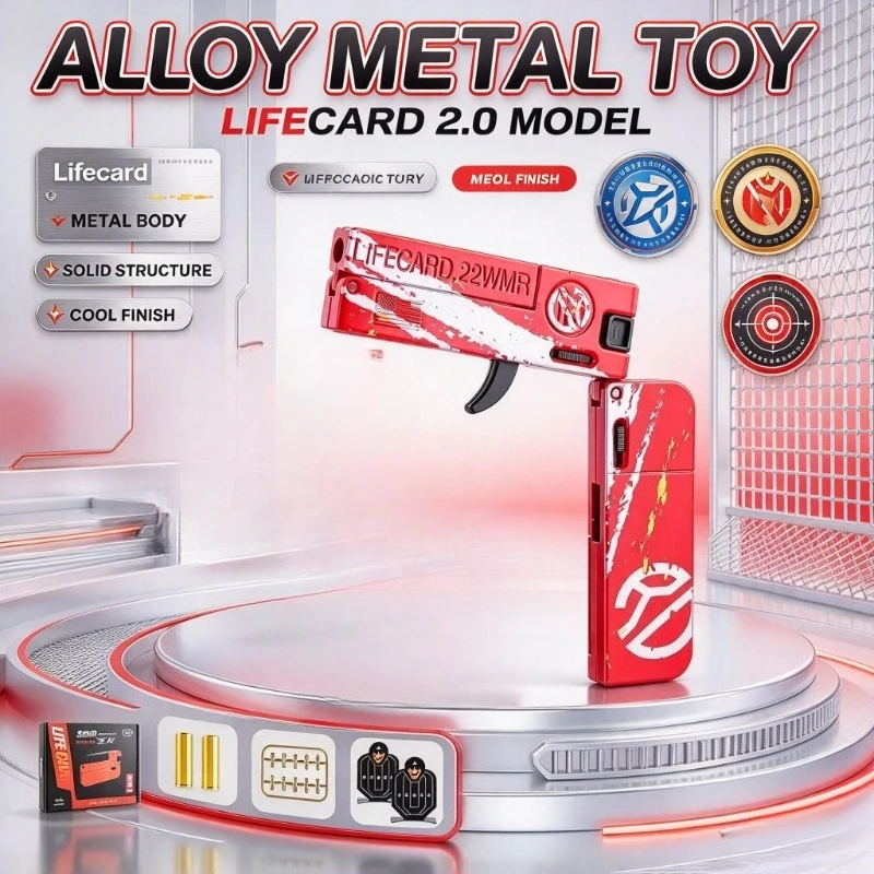 2.0 Updated Alloy Folding Soft Dart Model Portable Design Tabletop Collection Teens Boys Holiday Present