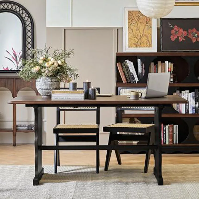 Modern Computer Office Desk Minimalist Wooden Gaming Executive Office Desk Bedroom Reception Mesa Ordenador Lounge Furniture