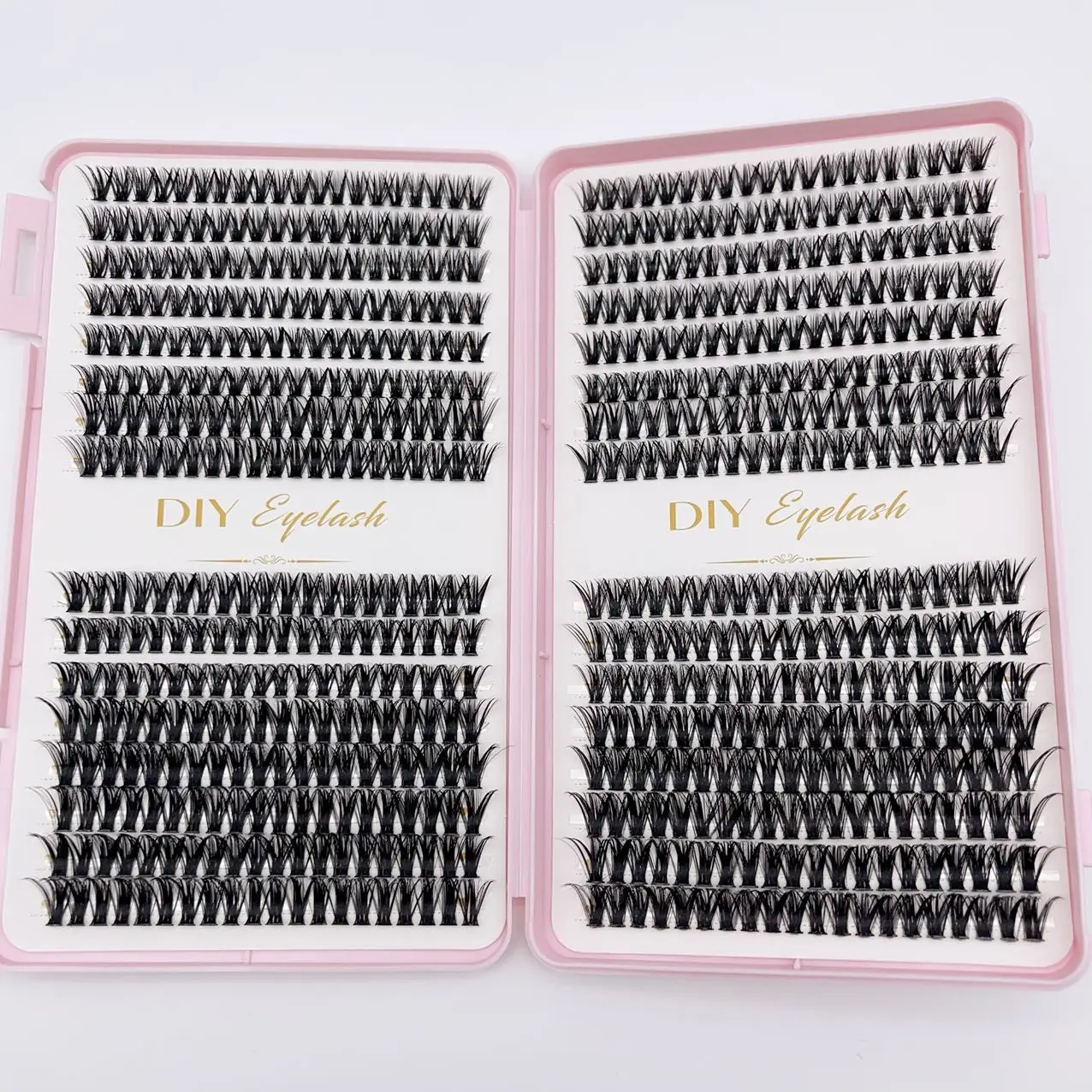 Dicke & Flauschige DIY Cluster-Wimpern 30D/100D Gemischte Dichte Gemischte Länge Einzelne Wimpernverlängerung – Detail 6