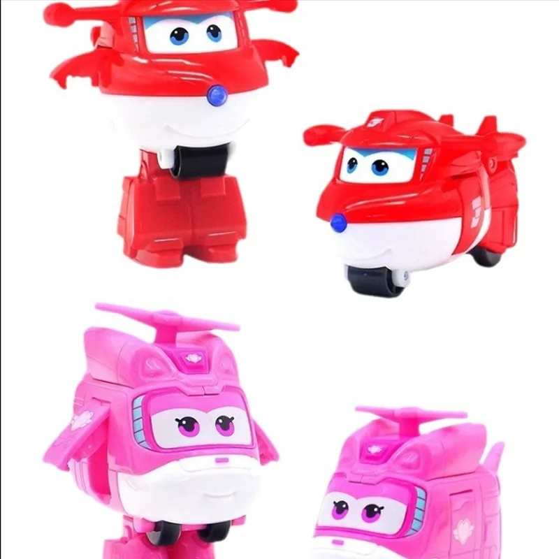 Mini figurines d'action de robot d'avion de transformation d'anime, échelle de Super Wings, jouets de transformation, cadeaux pour des enfants, 36 types