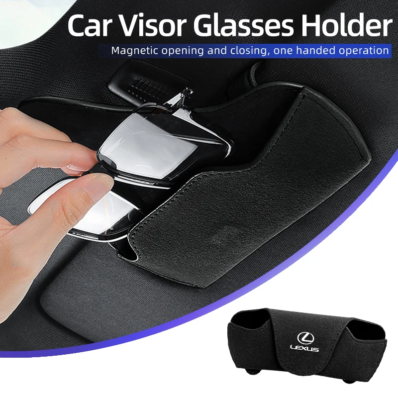 

Car Visor Glasses Holder Clip Sunglasses Storage Case Interior For Lexus UX250h RX450h CT200h RX400h NX300h RX350 RX300 GX470
