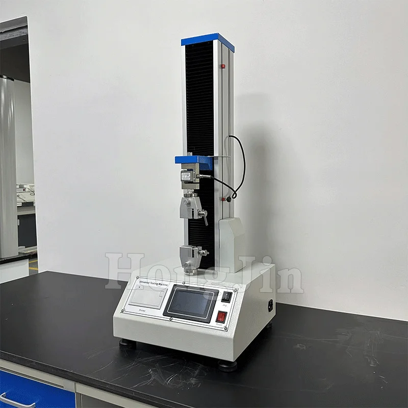 Desktop Single Column Digital Display Tensile Testing Machine Plastic Silicone Tensile Strength Testing Machine