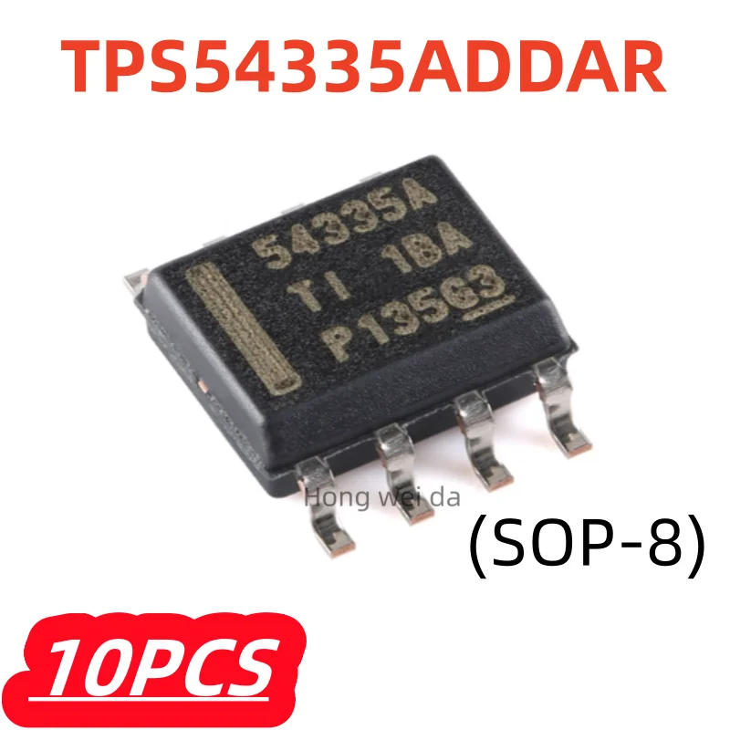 10Pcs/lot 100% New TPS54335ADDAR TPS54335ADDAR 54335A SOP8 Synchronous Step-down Converter Original Chip