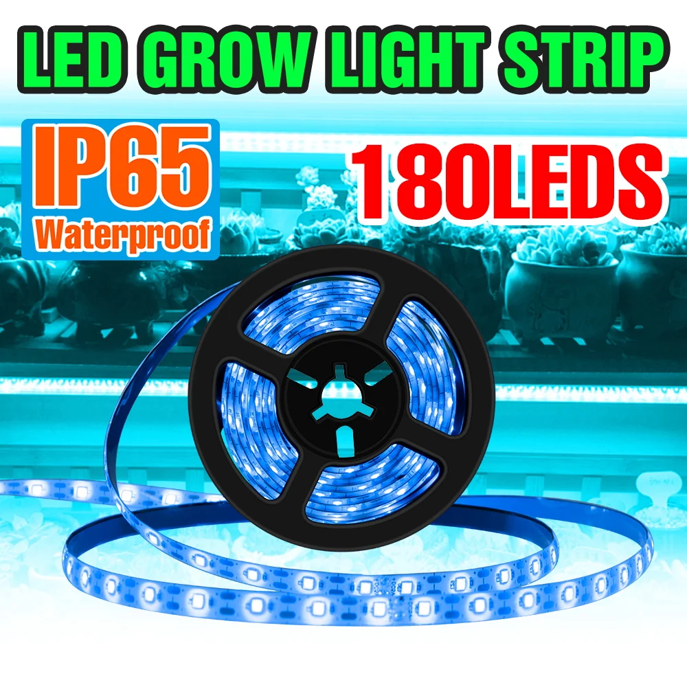 

LED Plant Light Strip Full Spectrum USB Indoor Grow Lights 5V Greenhouse Tent Vegs Hydroponics Seeds Planting Box Fill Lighting