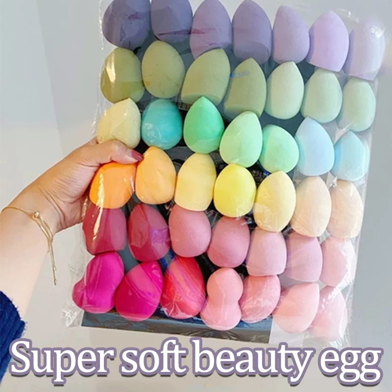 Multi-Color Optional Makeup Sponge Blender Beauty Egg Soft Cosmetic Puff Foundation Sponge Powder Puffs Gourd-Shaped Makeup Tool