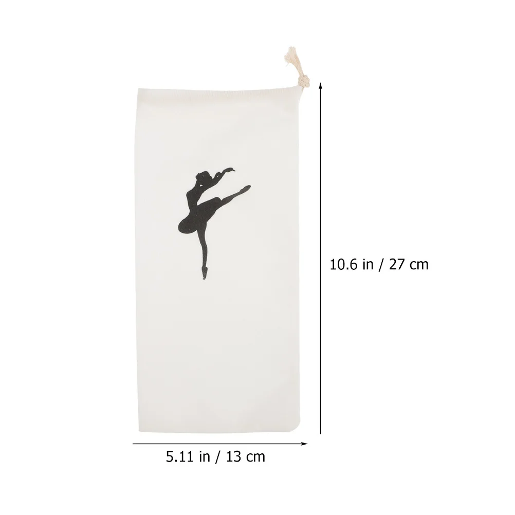 

6Pcs Ballet Shoe Bags Drawstring Lightweight Washable Dance Storage Pouches Portable Ballet Shoe Carrier for Little