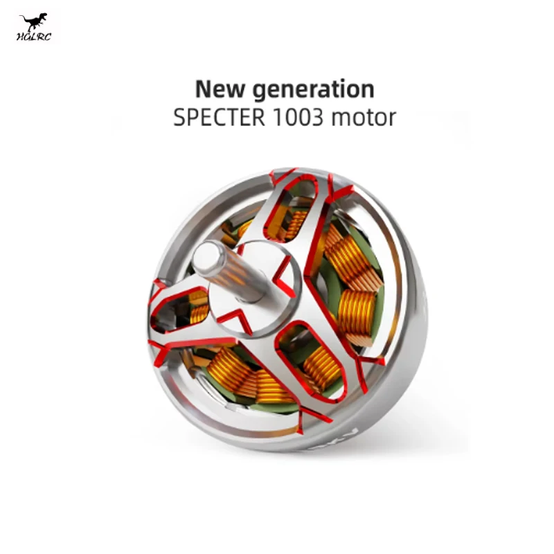 

HGLRC SPECTER 1003 10000KV 1-2S бесщеточный двигатель совместимый с 1,6-2 дюймовым пропеллером для FPV 75 мм Tinywhoop зубочистка Дрон