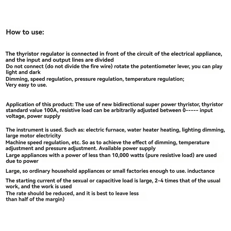 A37T-Тиристорный регулятор высокой мощности 10000 Вт, AC110V-220V, электронный регулятор, модуль двигателя, диммер, термостат, высокий ток