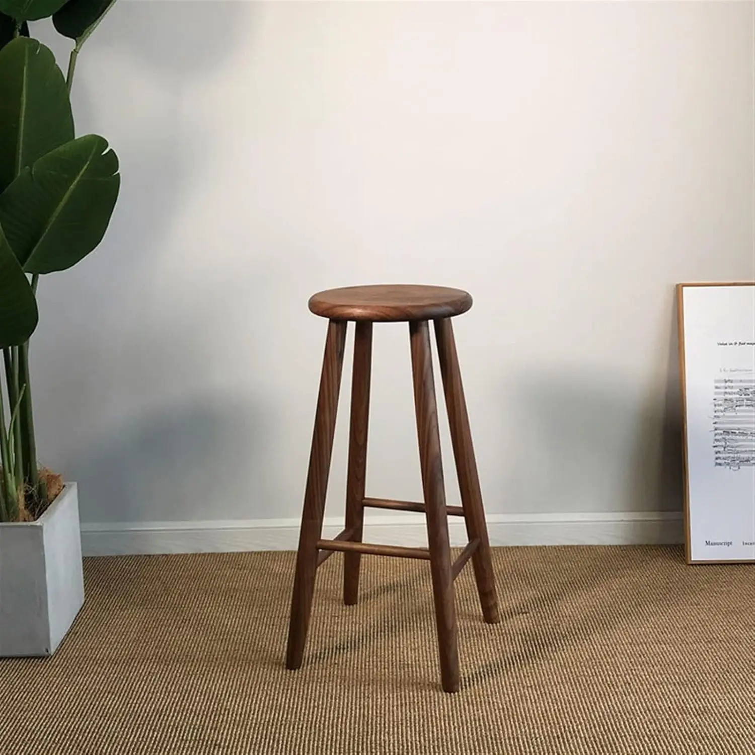 Cadeiras de Bar Redondo para Home Decor, Bar Stool, Bar Stool, Recepção, Restaurante, Cozinha, Café, Moderno