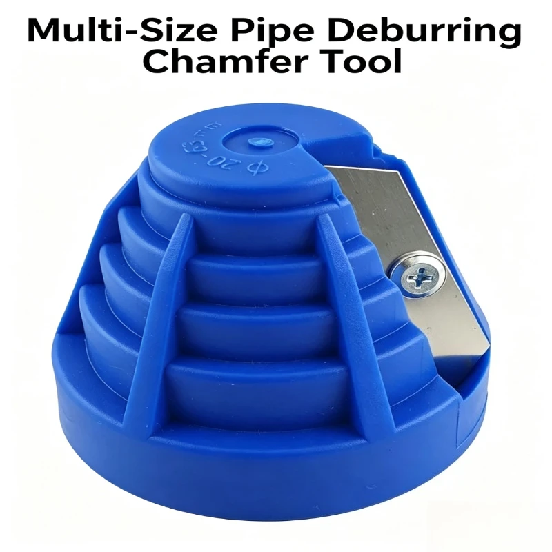 Biseladora de tubos de PE/PVC de 75-110 mm, herramienta para biselar los extremos de tubos de plástico de hasta 110 mm