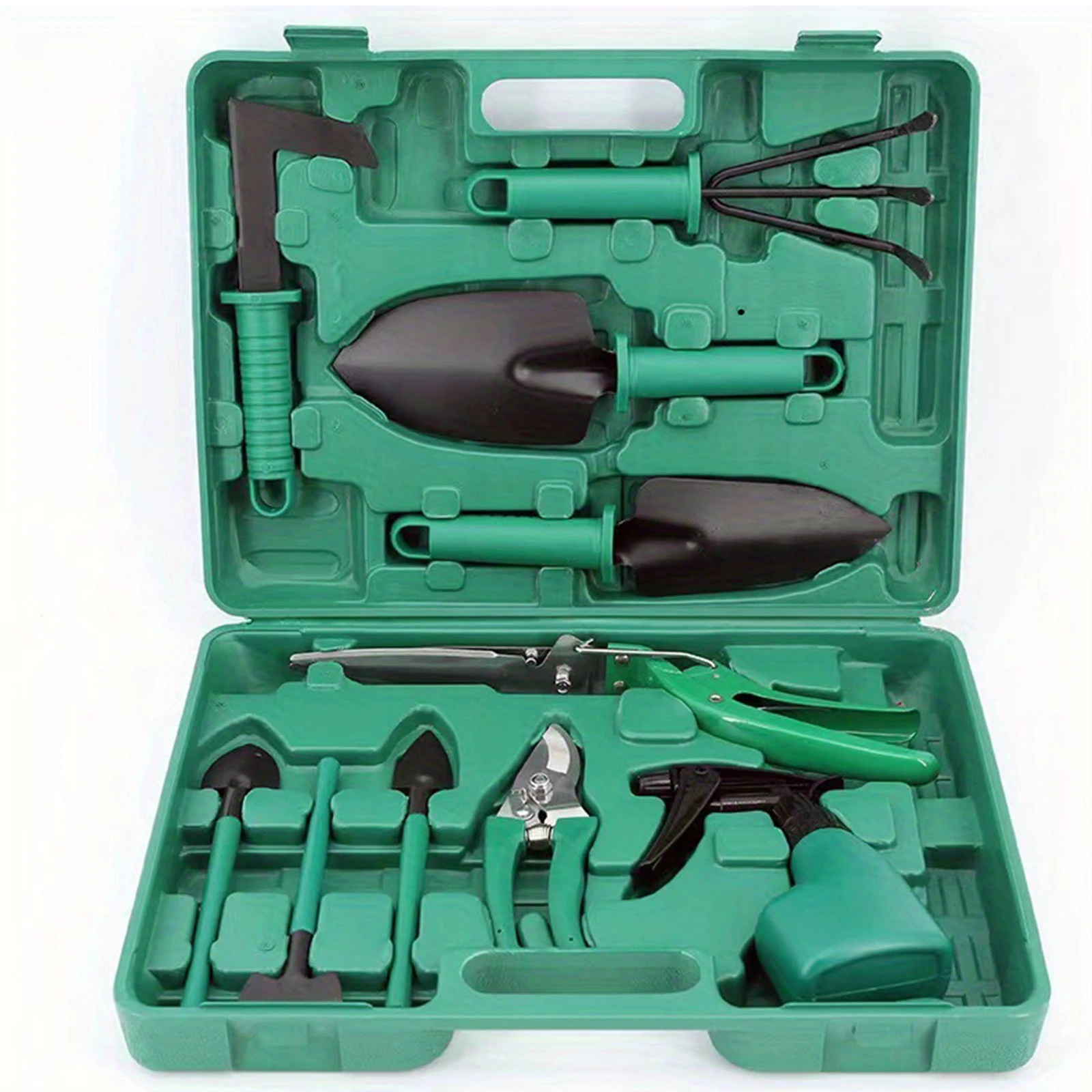 

12pcs Gardening Tool Set Garden Tools Included Shovels, Rakes, Hoes, Pruners, Watering Can Gardening Tools For Home Gardening