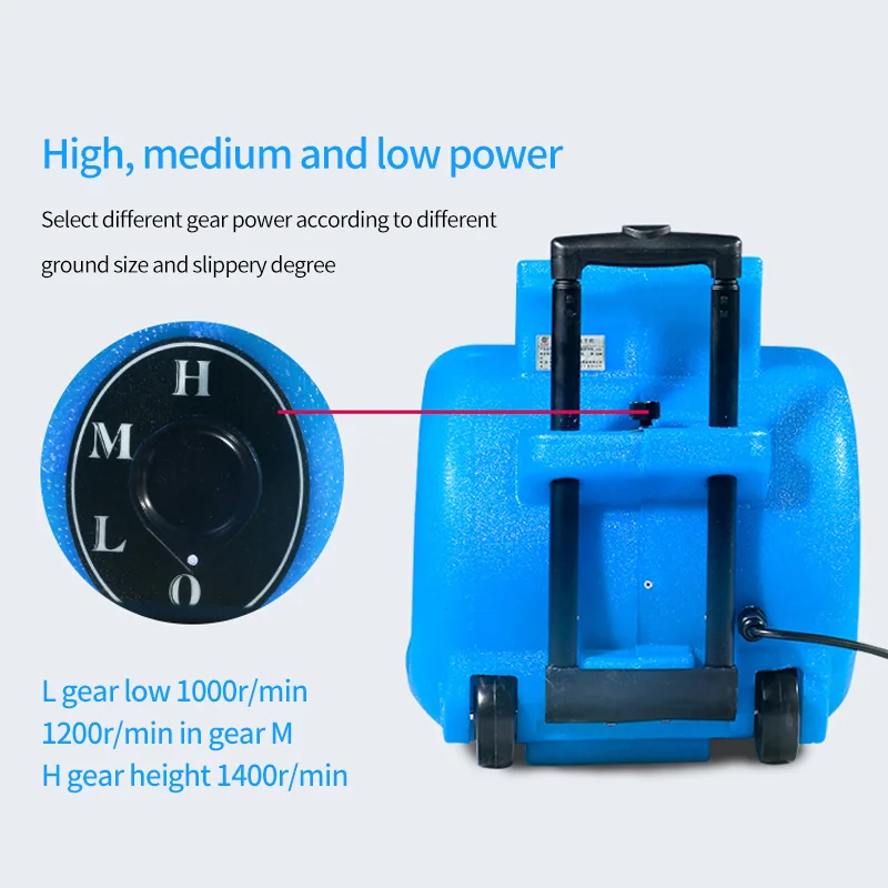 2025 Ventilatore d'aria da pavimento industriale ad alta velocità ad alta potenza elettrico professionale di nuovo stile 850w 3 velocità ad alto flusso