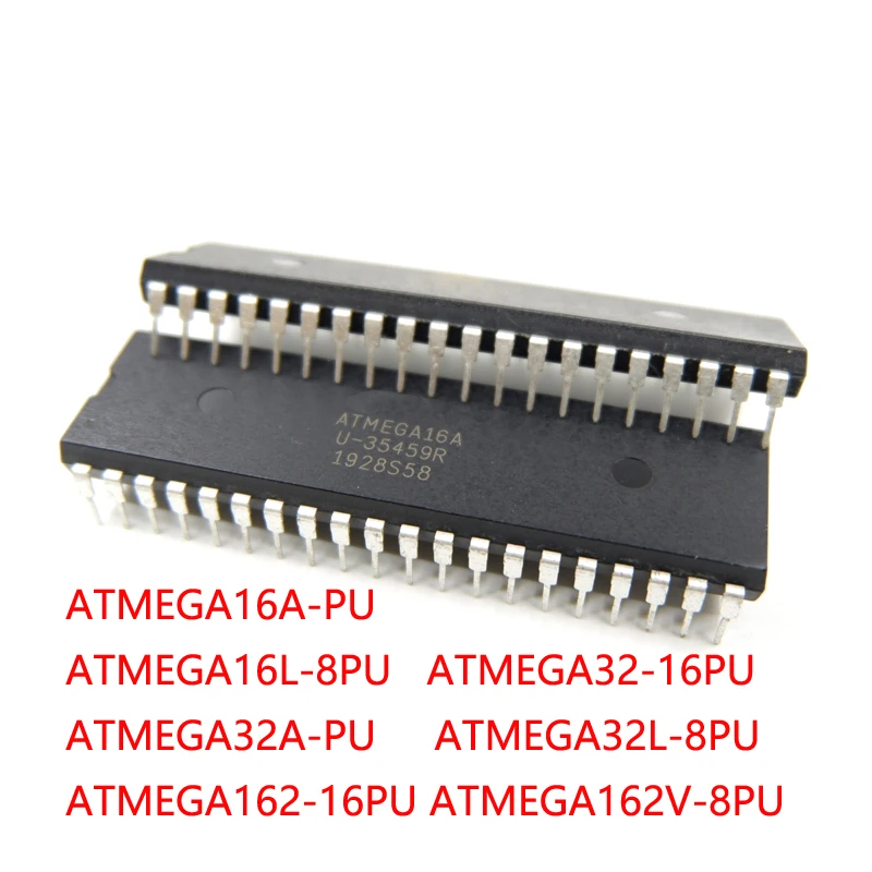 1Pcs ATMEGA16A-PU ATMEGA16L-8PU ATMEGA32-16PU ATMEGA32A-PU ATMEGA32L-8PU ATMEGA162-16PU ATMEGA162V-8PU DIP-40 IC Chip In Stock