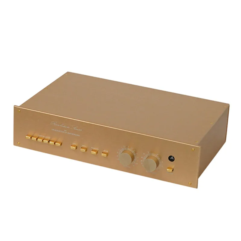 

Reference FM Acoustics FM266 Golden All-Aluminum Power Amplifier Chassis Preamp Case DIY HiFi Box