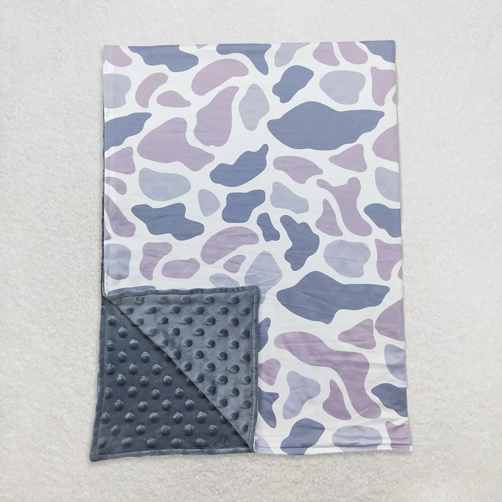 Coperte occidentali per bambini con mucca rosa per fratelli per bambini mimetiche olive Coperte da caccia per bambini Morbide e accoglienti Coperta per bambini 29 * 43 pollici