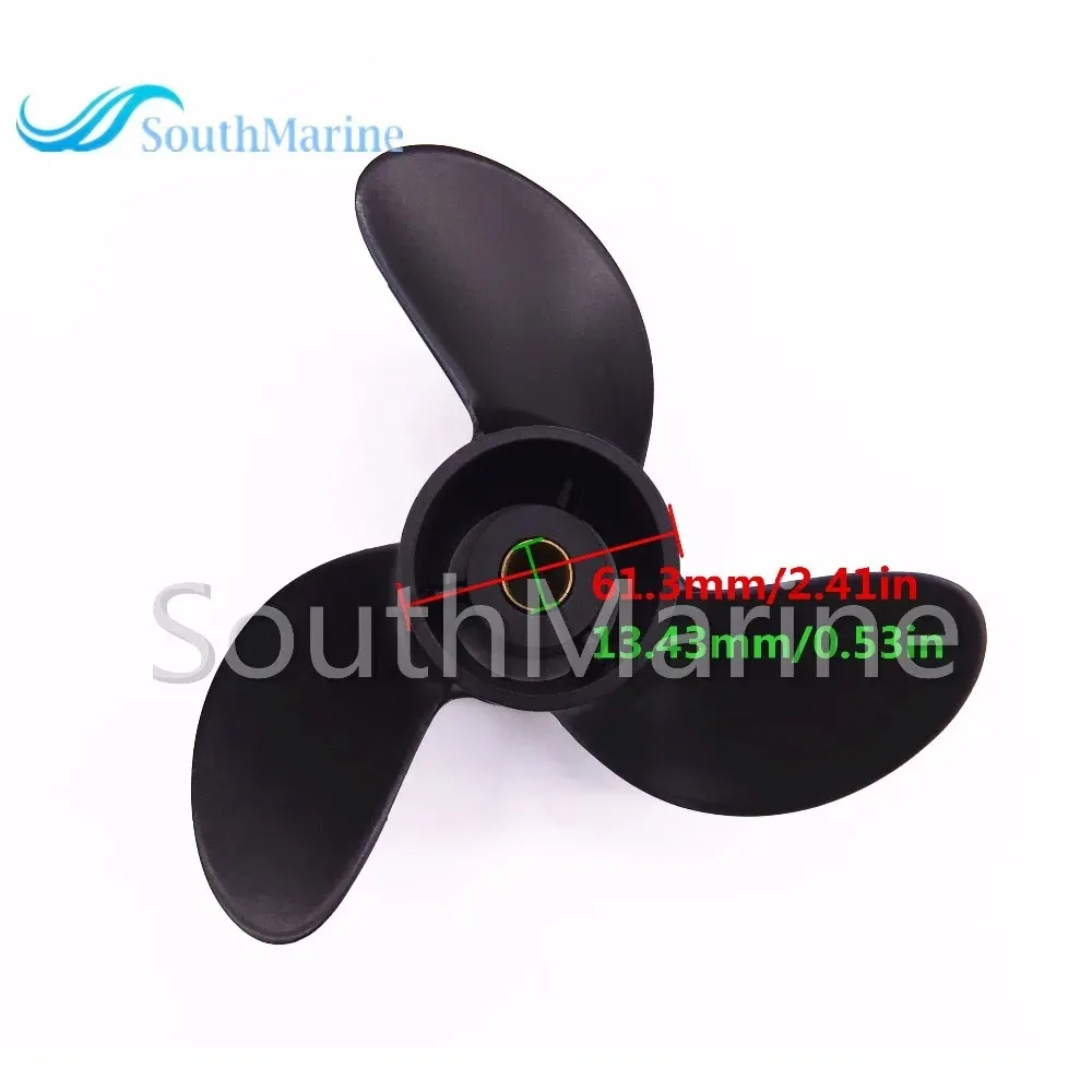 Boat Engine Aluminum Propeller for Hangkai 2-stroke 5hp 6hp outboard motor 7.8x8