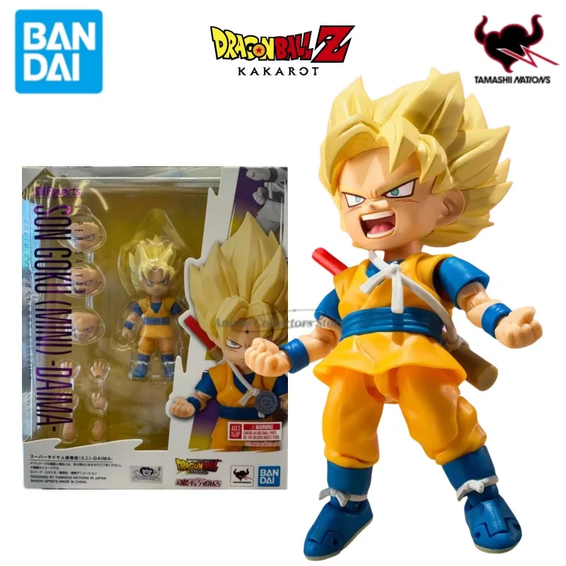 

In Stock Original BANDAI S.H.Figuarts Dragon Ball DAIMA Son GOKU Anime Figure Toys PVC Model Action Figurine Gift