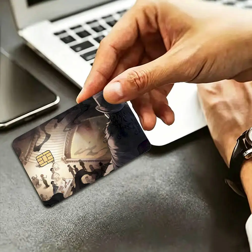 The Phantom Of The Opera HD Waterproof Credit Card Stickers Silicone Decals For Chip Game Cards Gift