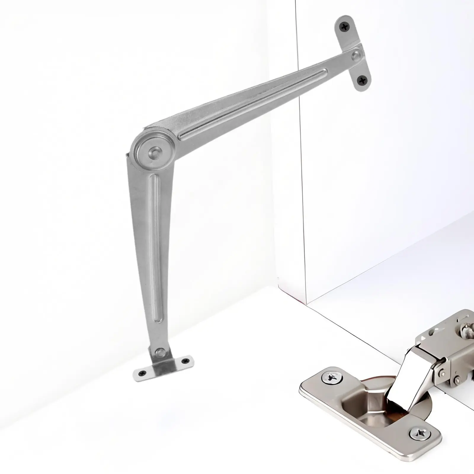Heavy Duty Adjustable Lid Support Hinge Metal Door Stopper Limiter for Cabinet Distribution Box Office Industrial Furniture