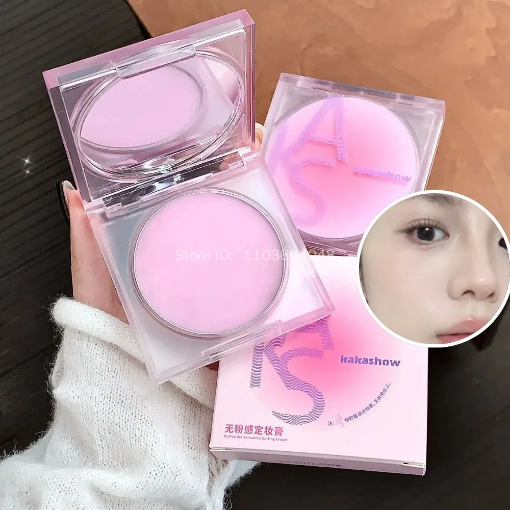 8g Non-Powder Setting Cream Gesichts-Make-up Ölkontrolle Vollständige Abdeckung Matte Concealer Contouring Press Powder Wasserdichte Kosmetik