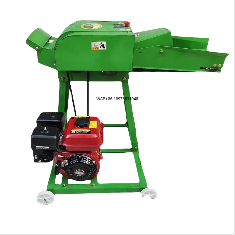 Automatic Livestock Feed Grass Hay Corn Straw Straw Grass Shredder Shell Cutting Machine Animal Feed Silage