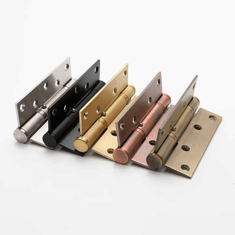 Amortecedor de porta invisível, hidráulico, aço inoxidável, posicionamento de página, amortecimento, porta automática, 5 tamanhos, mola espessada, porta escura, dobrável