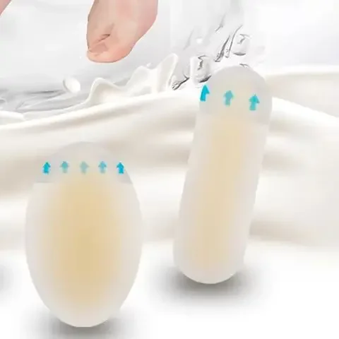 24개 접착식 하이드로콜로이드 젤 물집 패치 발뒤꿈치 보호 스티커 페디큐어 패치 발 관리 도구