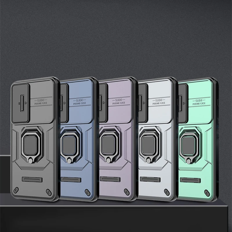 Per OnePlus Nord 5 Custodia OnePlus Nord 5 Cover Funda Slide Camera Custodia per telefono Armatura PC Custodia protettiva antiurto OnePlus Nord 5