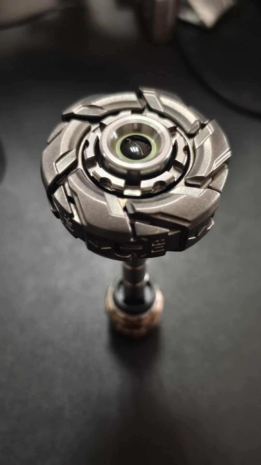 Used EDC Grumpy 08edc Fingertip Gyro Sprocket Fidget Spinner