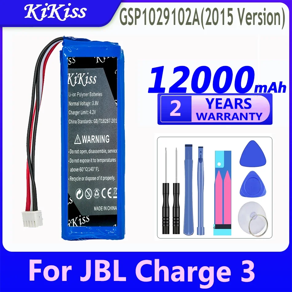 

Сменный аккумулятор KiKiss GSP1029102A (версия 2015 2016) для JBL Charge 3 Charge3 версии 2016, 2015, аккумулятор для динамика