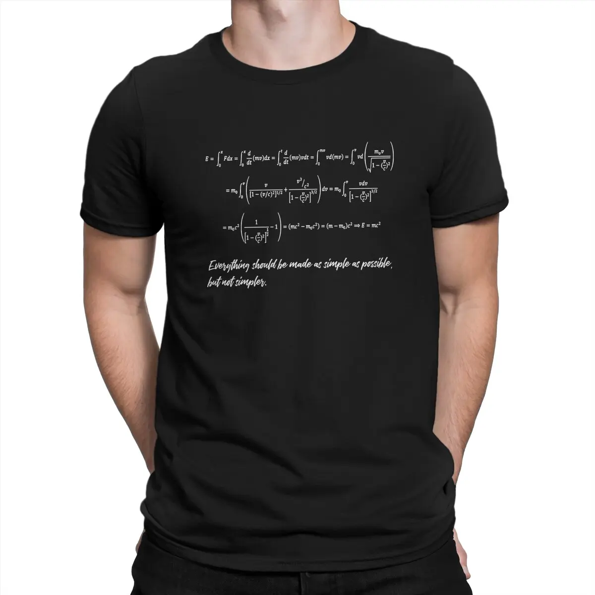 Science Man TShirt Theory of General Relativity Formula Fashion Polyester T Shirt Harajuku Sweatshirts Hipster