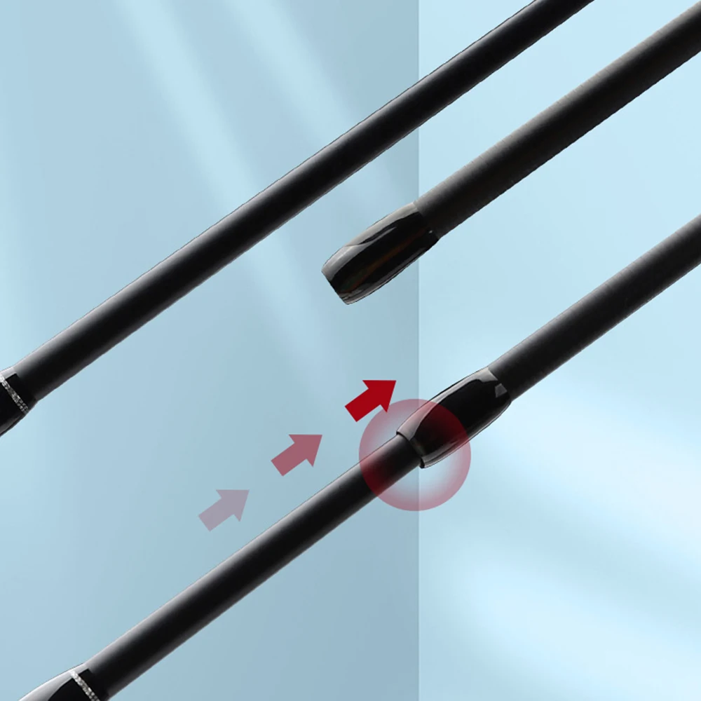 FISHINGFANS ORCA Spinn- und Wurfangeln Mittelschwere Ruten 1,65m 1,8m 2,1m 2,4m 5-20g 6-12LB Kunstköder Meerbarsch Karpfen Angelrute – Detail 7