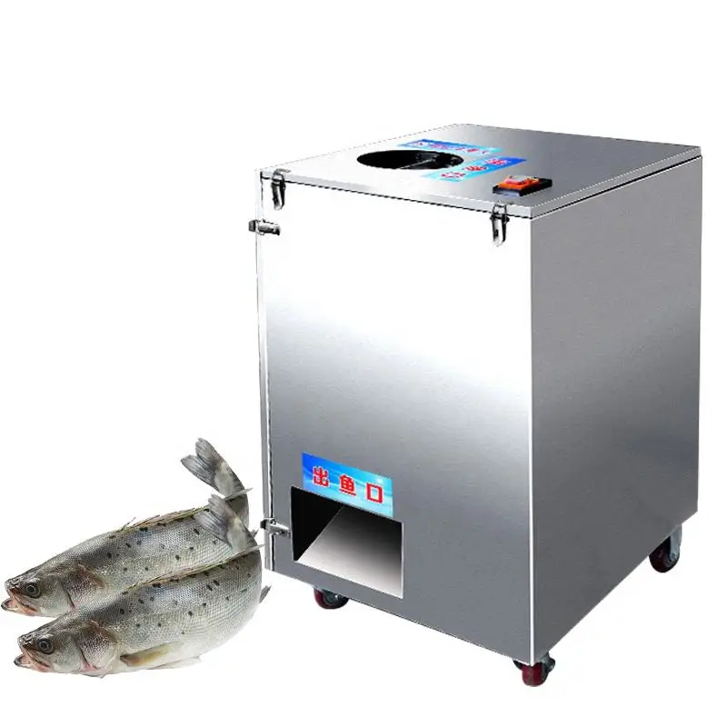 Full Automatic High Efficiency Stainless Steel Fish Processing Killing Machines With Open Belly And Back