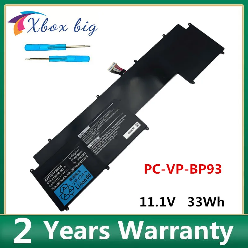 New 11.1V 33Wh 2900mAh PC-VP-BP93 Battery For NEC Lavie LX850/JS laptop