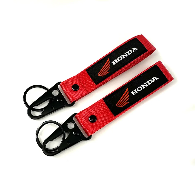 1 pçs motocicleta chaveiro fita cordão chaveiro titular para honda cbr 125r 954 600 650f 650r 1100xx 1000f cbr 600rr 1000rr