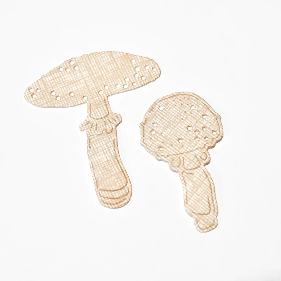 2025 New Arrival Butterfly Plants Four-leaved Clover Mushroom Agaric Metal Cutting Dies for DIY Scrapbooking Card Making Stencil view 5
