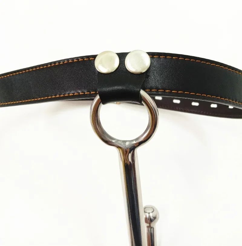 Ceinture de Chasteté en Cuir Réglable en Acier Inoxydable, 5 Boules à Crochet TANanal, BDSM, Bondage, Contraintes, Bouchons de Fesses, Jouets Sexuels pour Adultes