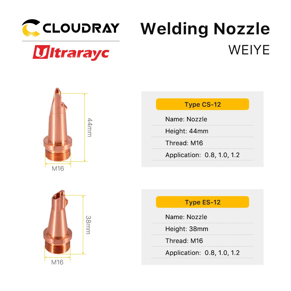 Original SUP Weiye Graduated Tube Welding Head Nozzle Cutting Nozzle Accessories for SUP20S/T, SUP23S, SW150, SUP21T, SUP23T