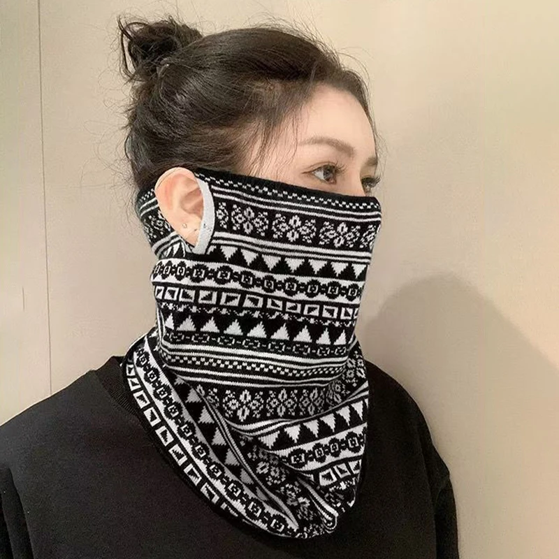 قناع الخريف والشتاء المقاوم للرياح CycLinG غطاء الرقبة الرقبة FuLL Face CoLd حماية قناع دافئ وشاح جودة عالية