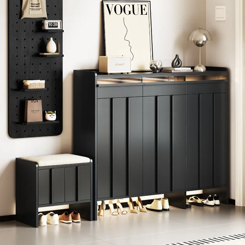 الشمال برج رف الأحذية الإيطالية الحد الأدنى مصمم النظارات الشمسية غرفة المعيشة رف الأحذية برج صندوق Gabinete صانعي الأحذية الأثاث