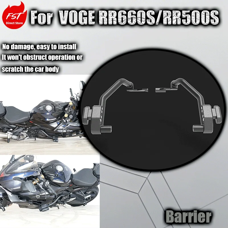 

Fits VOGE RR660S Crash Bar Bumper RR500S Anti-Fall Sliders Racing Guard