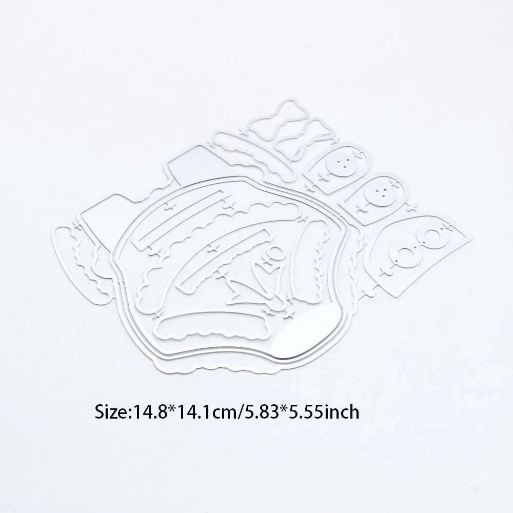 KSCRAFT Baby Onesie Mini Album Metal Cutting Dies Stencils for DIY Scrapbooking Decorative Embossing DIY Paper Cards