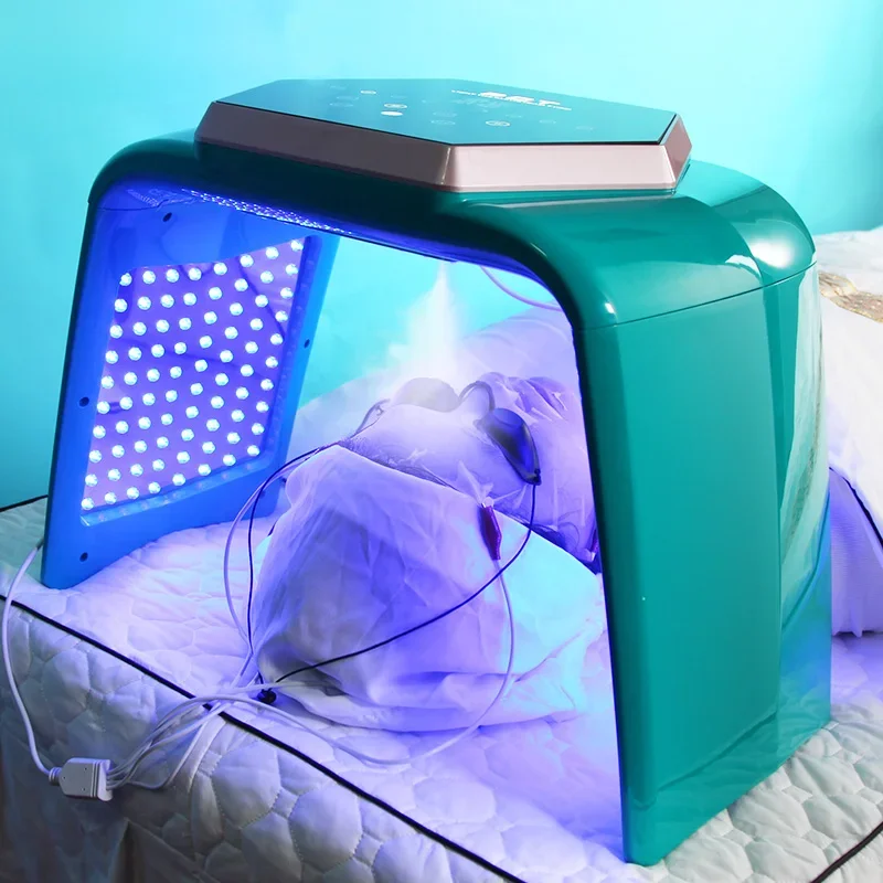 

Máquina bioterapia Facial para salón belleza, luz LED PDT de 7 colores para cuidado de la piel